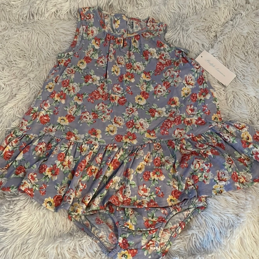 NWT Ralph Lauren Flowered Dress 24 months